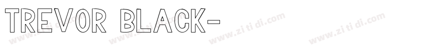 Trevor Black字体转换
